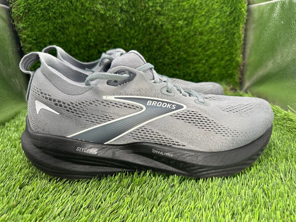 Brooks Glycerin 22 1104451D078 Athletic Sneaker Men's 10.5D Gray Mesh Training